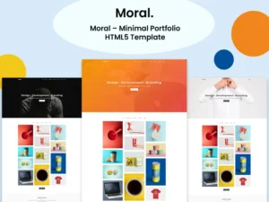 moral-minimal-portfolio-html5-template