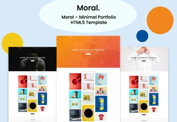 moral-minimal-portfolio-html5-template