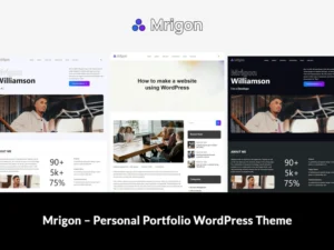 mrigon-personal-portfolio-wordpress-theme