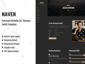 naven-resume-cv-vcard-portfolio-template