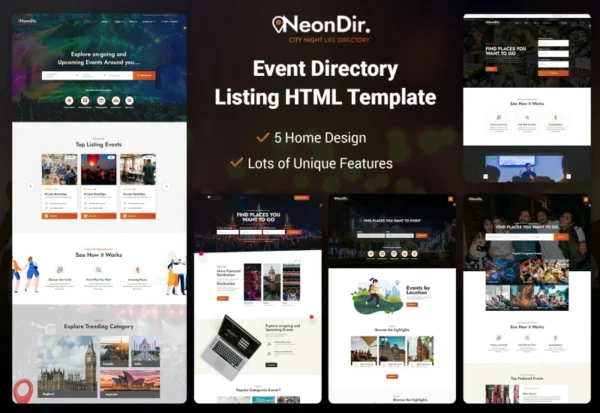 neondir-event-directory-listing-html-template