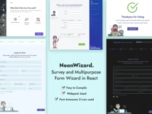 neonwizard-react-js-questionnaire-multistep-form