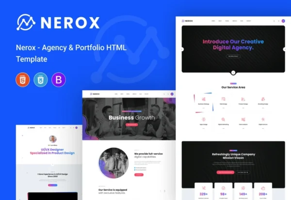 nerox-agency-portfolio-html-template