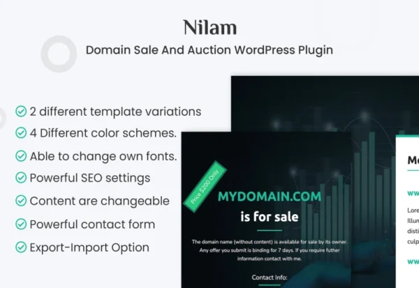 nilam-domain-for-sale-auction-plugin