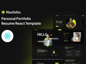 noxfolio-personal-portfolio-resume-reac-template