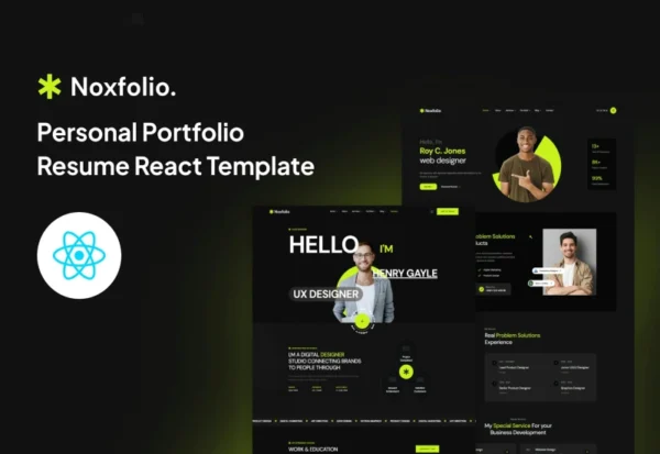 noxfolio-personal-portfolio-resume-reac-template