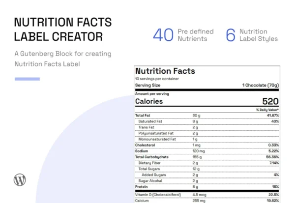 nutrition-facts-label-creator-gutenberg-block