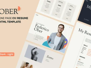 ober-personal-portfolio-template