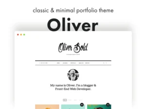 oliver-classic-minimal-wordpress-theme