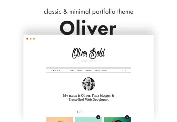 oliver-classic-minimal-wordpress-theme