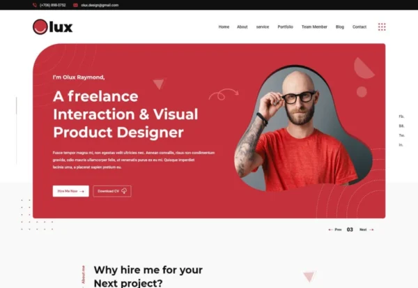 olux-creative-personal-cv-resume-portfolio-html