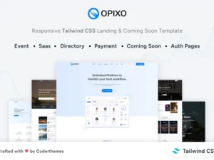 opixo-tailwind-css-landing-coming-soon-pages-2