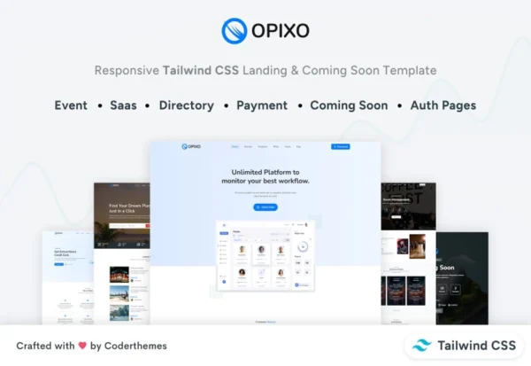 opixo-tailwind-css-landing-coming-soon-pages-2