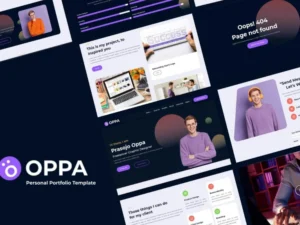 oppa-personal-portfolio-web-template