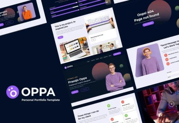 oppa-personal-portfolio-web-template