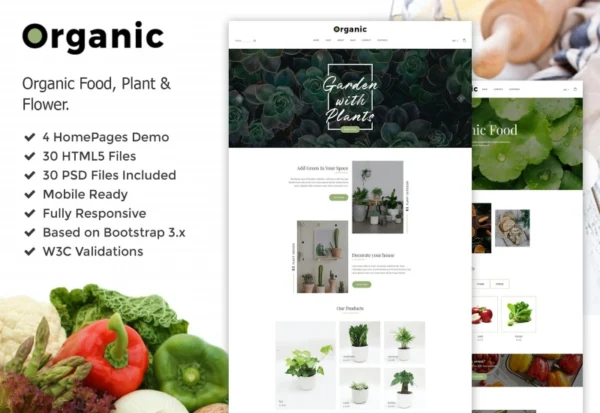 organic-plant-flower-food-html5-template