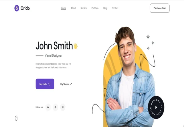 orido-personal-portfolio-template-2
