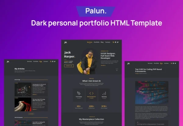 palun-personal-portfolio-html-template