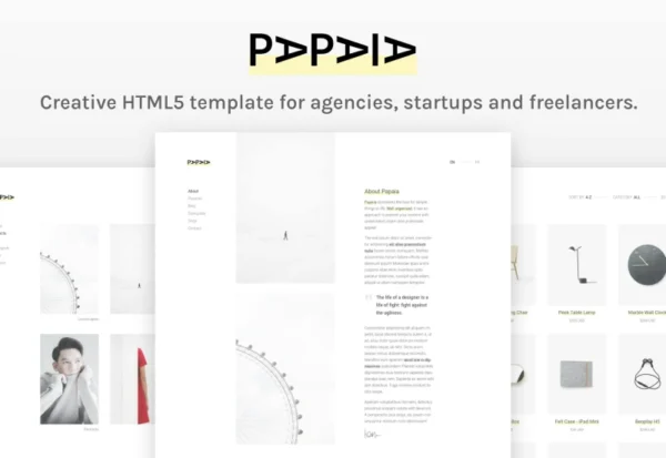 papaia-creative-minimal-html-site-template