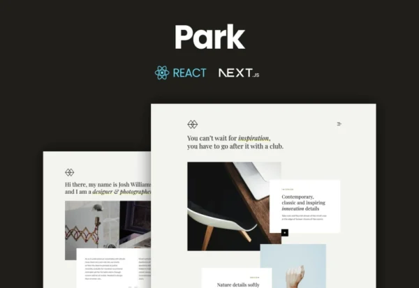 park-creative-portfolio-react-nextjs-template