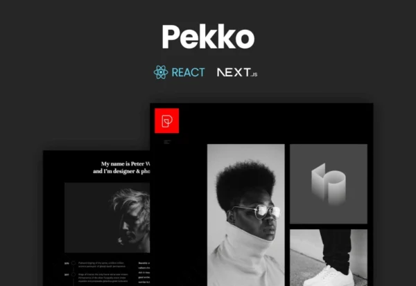 pekko-minimal-dark-react-nextjs-template