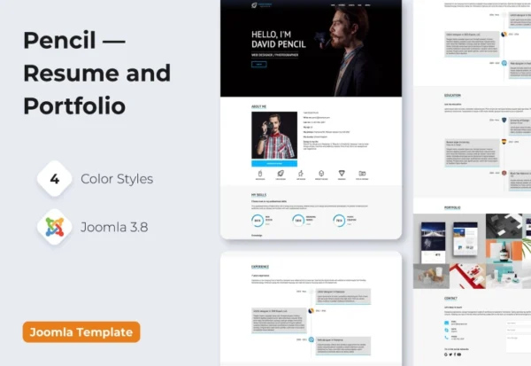 pencil-personal-portfolio-joomla-template