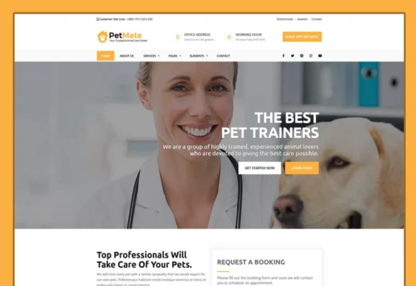 petmate-animal-care-center-html5-template