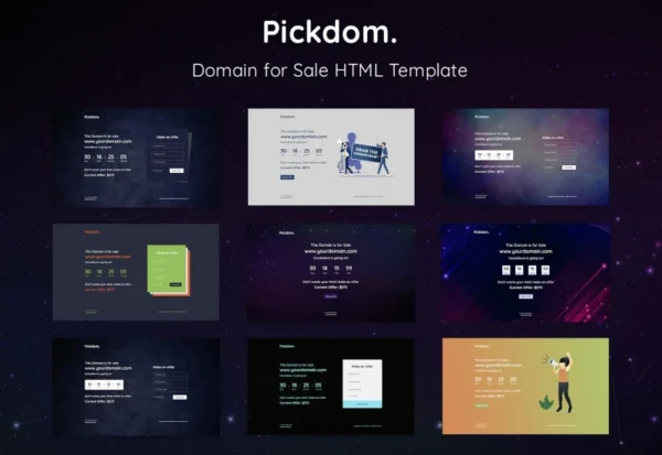 pickdom-domain-for-sale-html-template