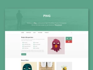 ping-minimal-responsive-html-template