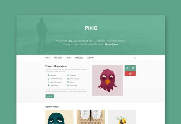 ping-minimal-responsive-html-template