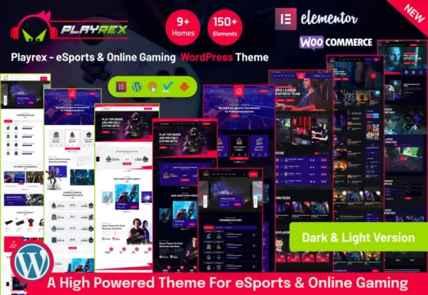 playrex-esports-gaming-wordpress-theme