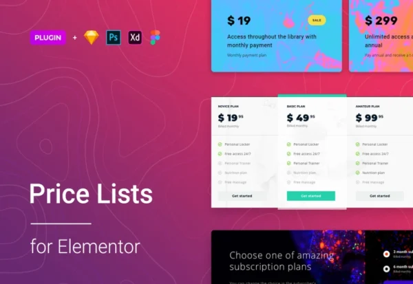 price-list-for-elementor