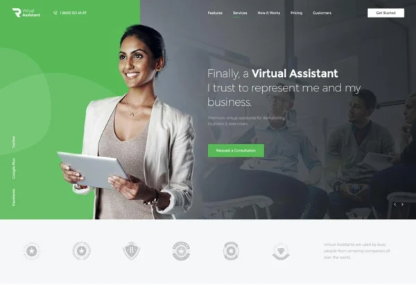 revirta-virtual-assistant-wordpress-theme