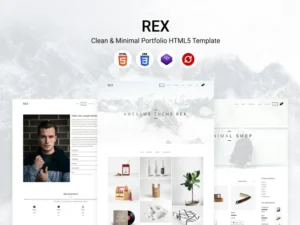 rex-clean-minimal-portfolio-html5-template