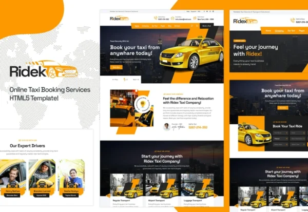 ridek-online-taxi-booking-service-html5-template