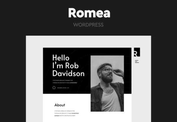 romea-personal-portfolio-wordpress-theme