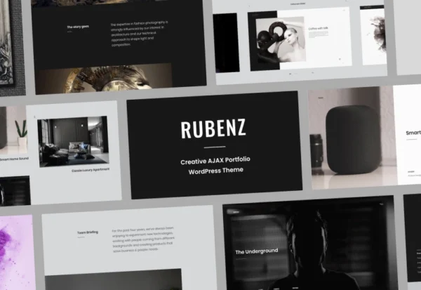 rubenz-creative-ajax-elementor-theme