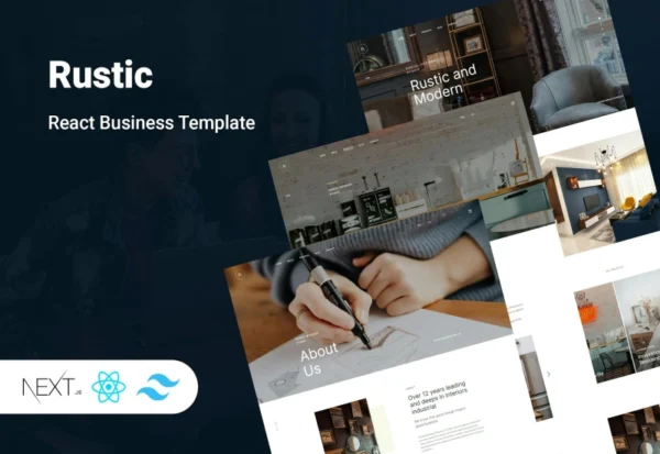 rustic-react-business-template