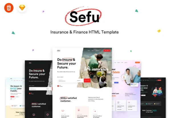 sefu-insurance-finance-html-template