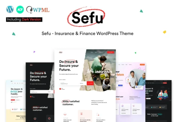 sefu-insurance-finance-wordpress-theme