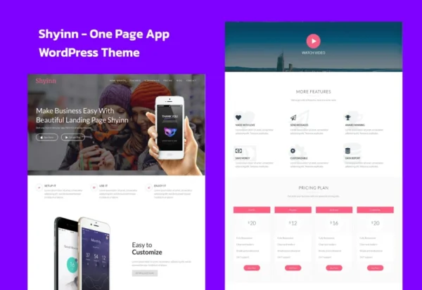 shyinn-one-page-app-wordpress-theme