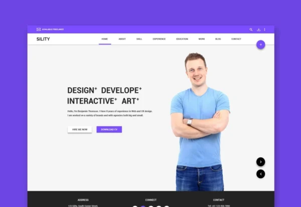 sility-vcard-cv-resume-html-template