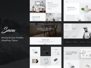 snow-minimal-clean-wordpress-portfolio-theme