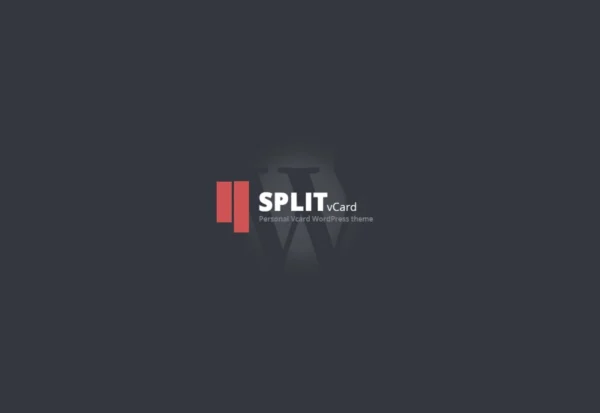 split-wordpress-cv-vcard-template