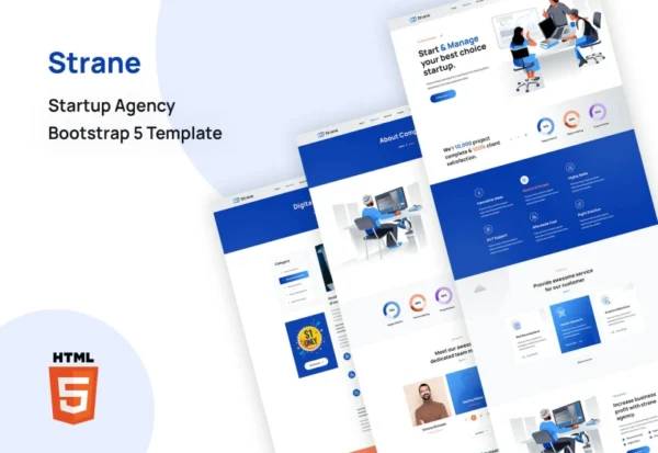 strane-startup-agency-bootstrap-5-template