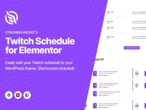 struninn-twitch-schedule-elementor-widget