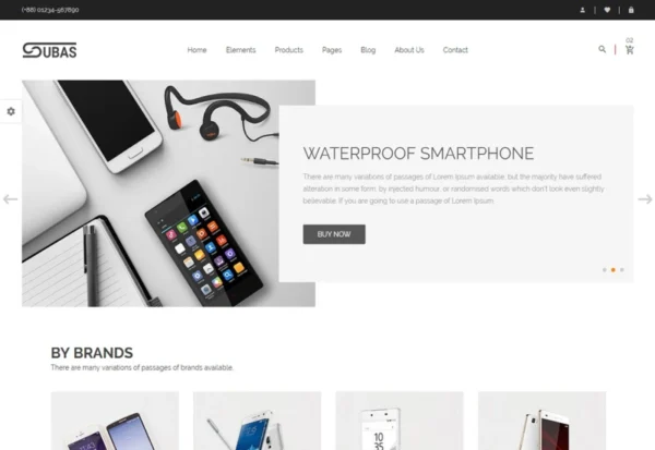 subas-electronics-ecommerce-bootstrap-template