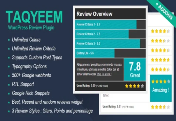 taqyeem-wordpress-review-plugin