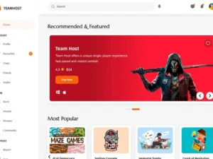 teamhost-gaming-community-html