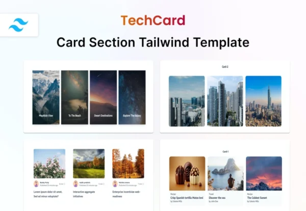 techcard-tailwind-css-3-card-html-template-2